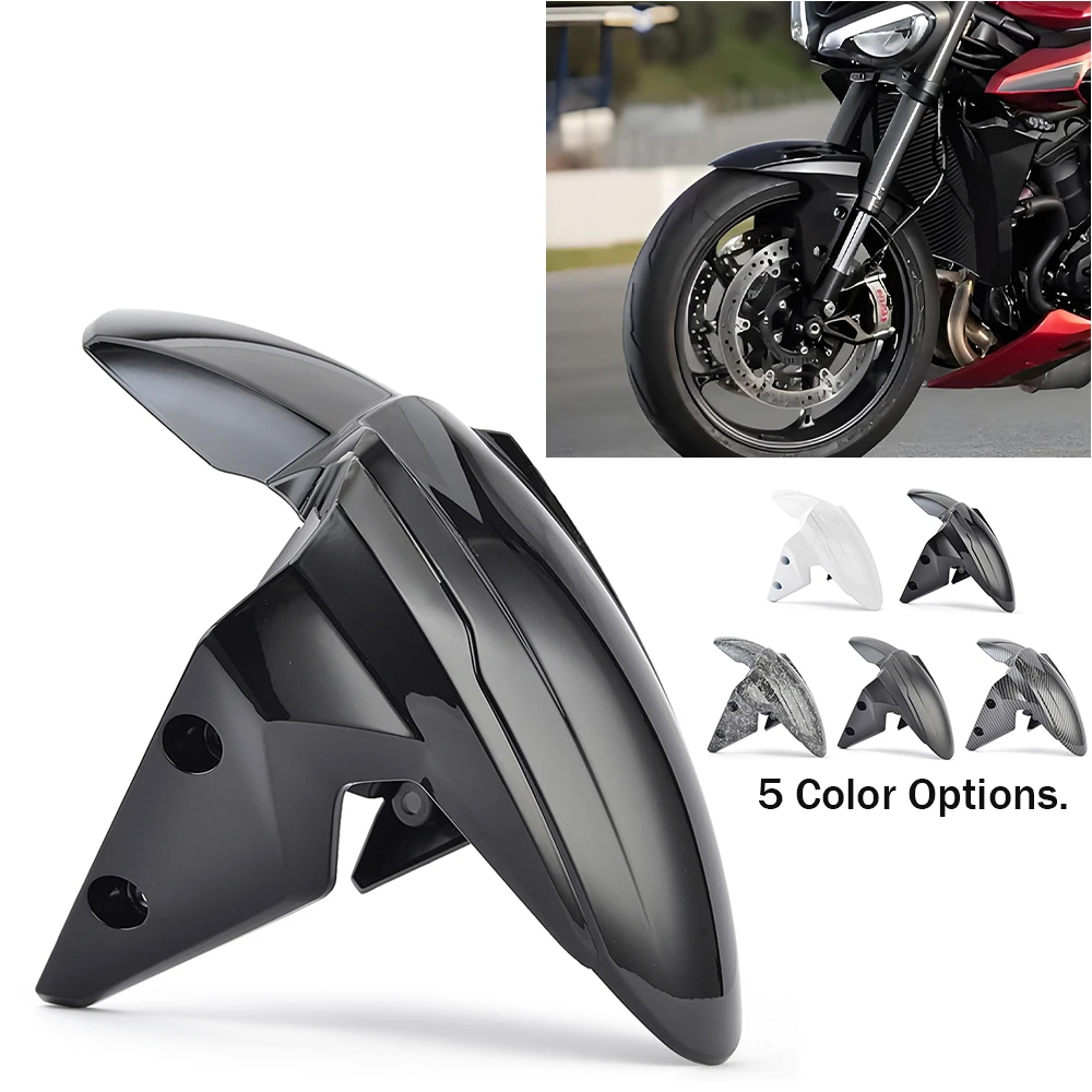 Per Triumph Street Triple 765 R RS Parafango anteriore Splash Parafango Copertura Moto 765R 765RS 2020 2021 2022 2023 2024 2025