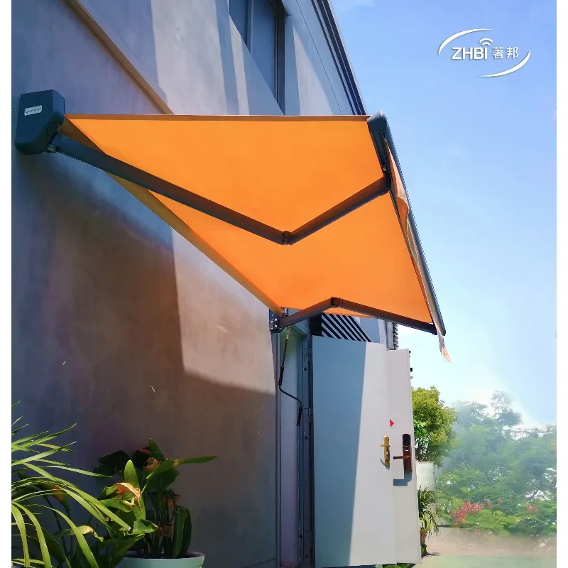 

Выдвижной металлический тент на крышу, солнцезащитный козырек для уличного сада, 5 м, солнцезащитный кассетный тент, цена