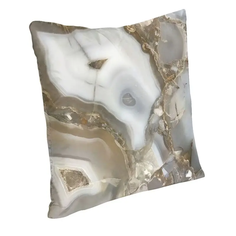 Agate Geode Compilation Cushion Cover Double-sided 3D Printing Marble Geometry Throw Pillow Case Car Pillowcase Home Decorative
