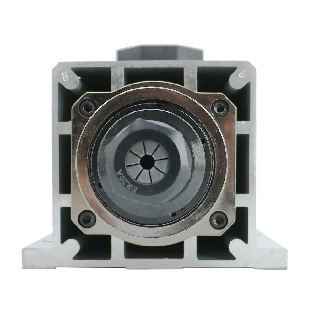 HLTNC 3.5KW ER20 eixo quadrado de caixa de junção de borda voadora 18000RPM 4 kW conjunto de pinça conversora para CNC