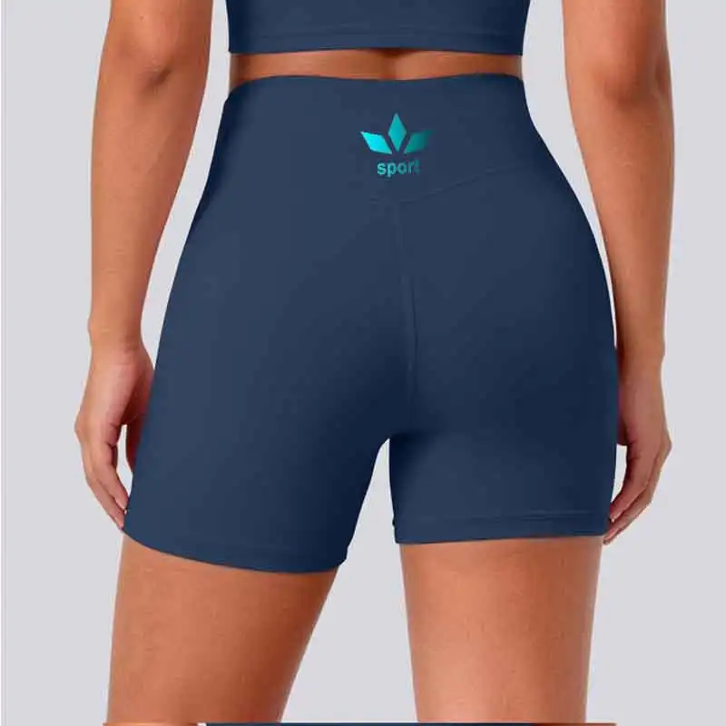Women Sports Short Yoga Legging Shorts Squat Proof High Waist Fitness Tight Shorts Quick Drying Cycling Workout Gym Clothing