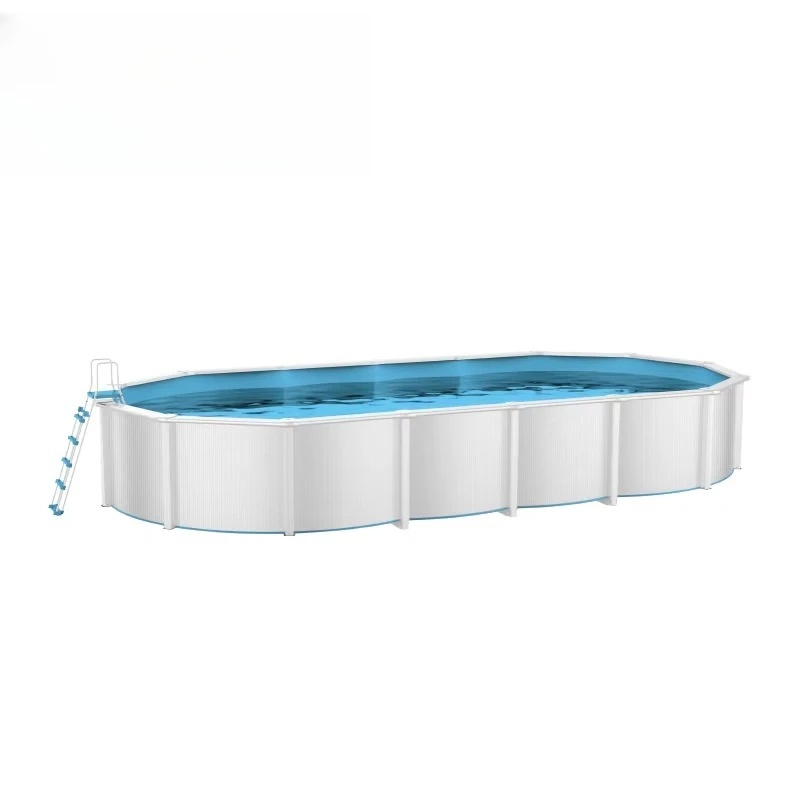 Metal Swimming Pools 41 Foot Long  Above Ground Steel Rectangle Swimming Pool