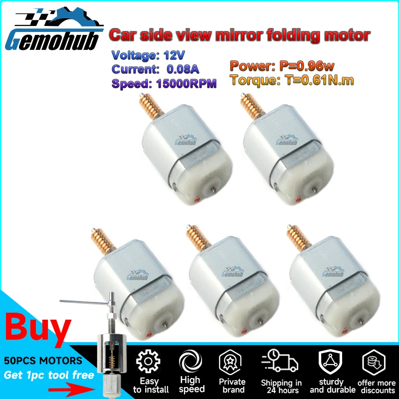 FC280 POWER FOLD MIRROR MOTOR DC 12V kit PTC for Hyundai i20 i30 GD Accent Elantra Heated Car part tool repair dropshipping