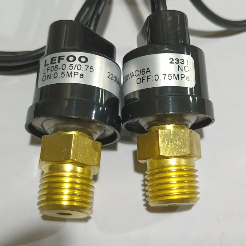 Normally Closed Automatic Start-stop Pressure Switch Air Pressure Water Pump High and Low Pressure Control Sensor