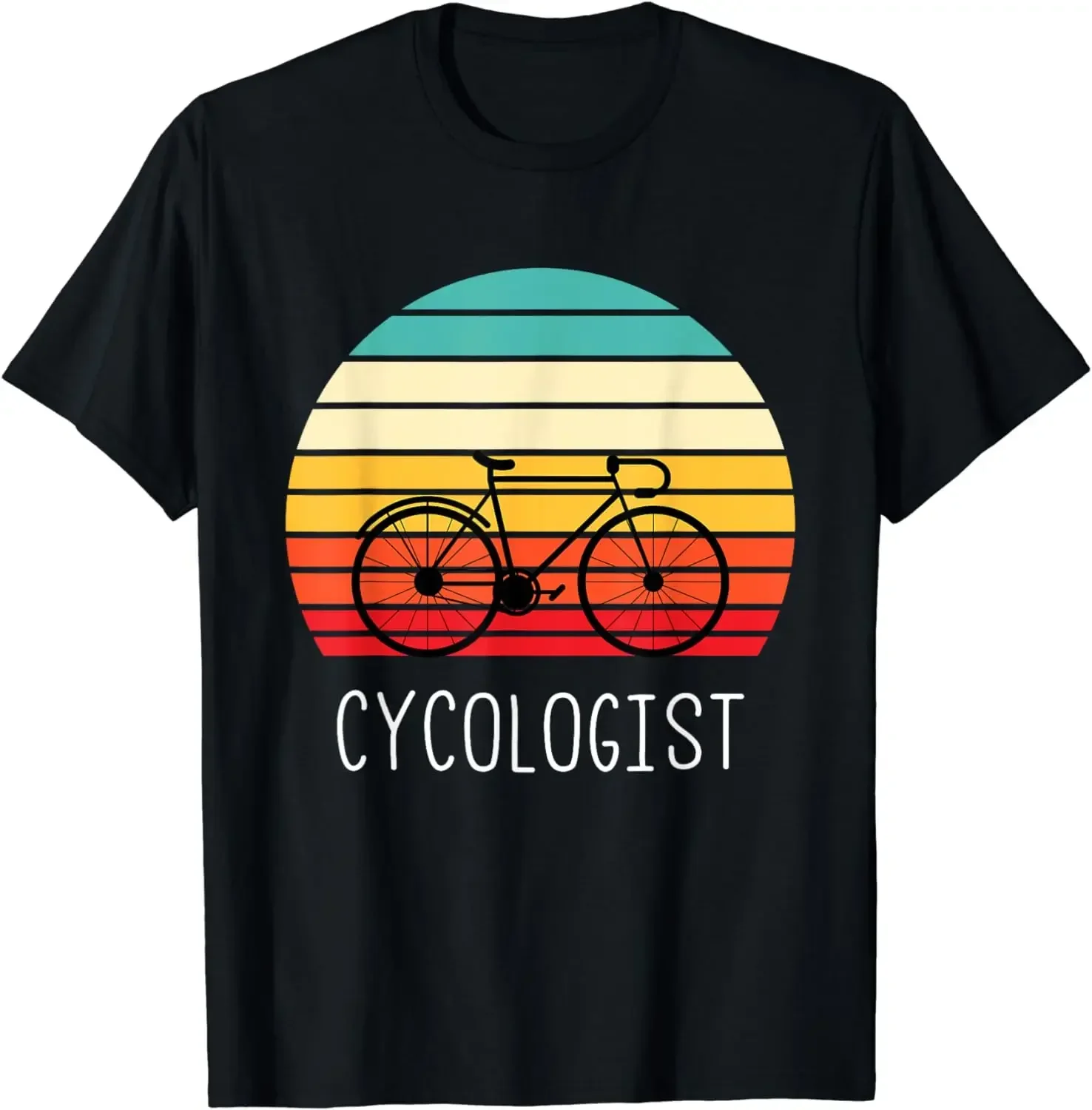 Arrival fashion Cycologist - Funny Vintage Cycling & Cyclist Men Clothing Tops Graphic T Shirts  Streetwear Camiseta Hombre