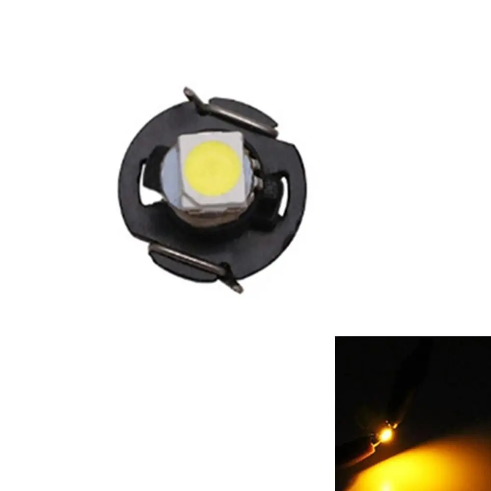 Universal T4.7 LED Tube Light W3W 12V Car LED Lamp 1210 1SMD Car Dashboard Bulb