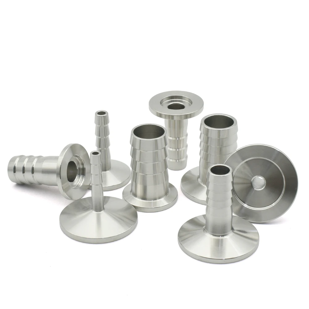 

KF16 KF25 KF40 KF50 Vacuum Hose Hook Connector OD6 8 13 16 20 25 38mm SS304 Stainless Steel Vacuum Flange Adapter