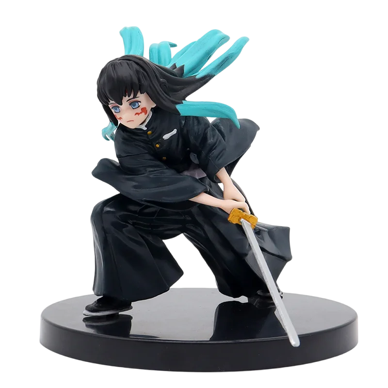 Kimetsu no Yaiba  Kamado Tanjirou Anime Demon Slayer Combat version Action Figure Agatsuma Zenitsu Nezuko Warrior  Model Toys