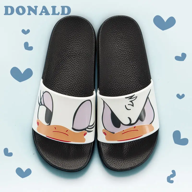 Donald Duck Minnie mouse Women's Fashion Cartoon Student Trendy Cute Outwear Beach Indoor Anti Slip Mesh Red Girl Slippers