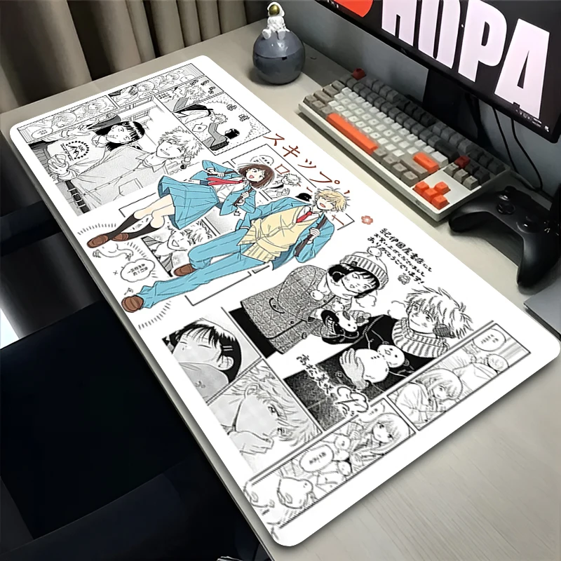 Oversized Anime Mouse Pads Animation Office E-sports Gaming Table Mat kawaii Keyboard Pads Skip and Loafer Computer Mouse Mats