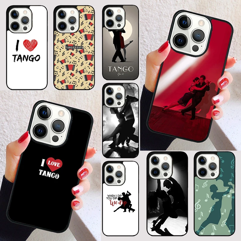 Latin Tango Dancing Dance cover For iPhone 15 16 13 12 11 14 Pro Max Mini Max SE 2020 7 8 6S Plus Phone Case