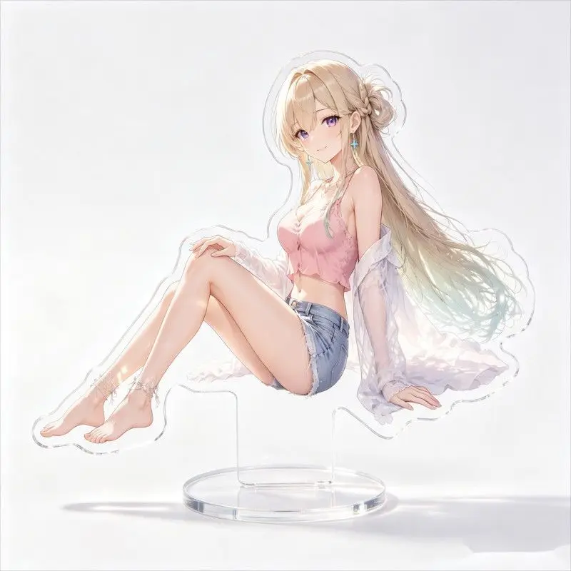 Anime 10cm Acrylic Stand Figure Wuthering Waves LYNAE Model Plate Cosplay Collection Desktop Decor Gifts ZYCP