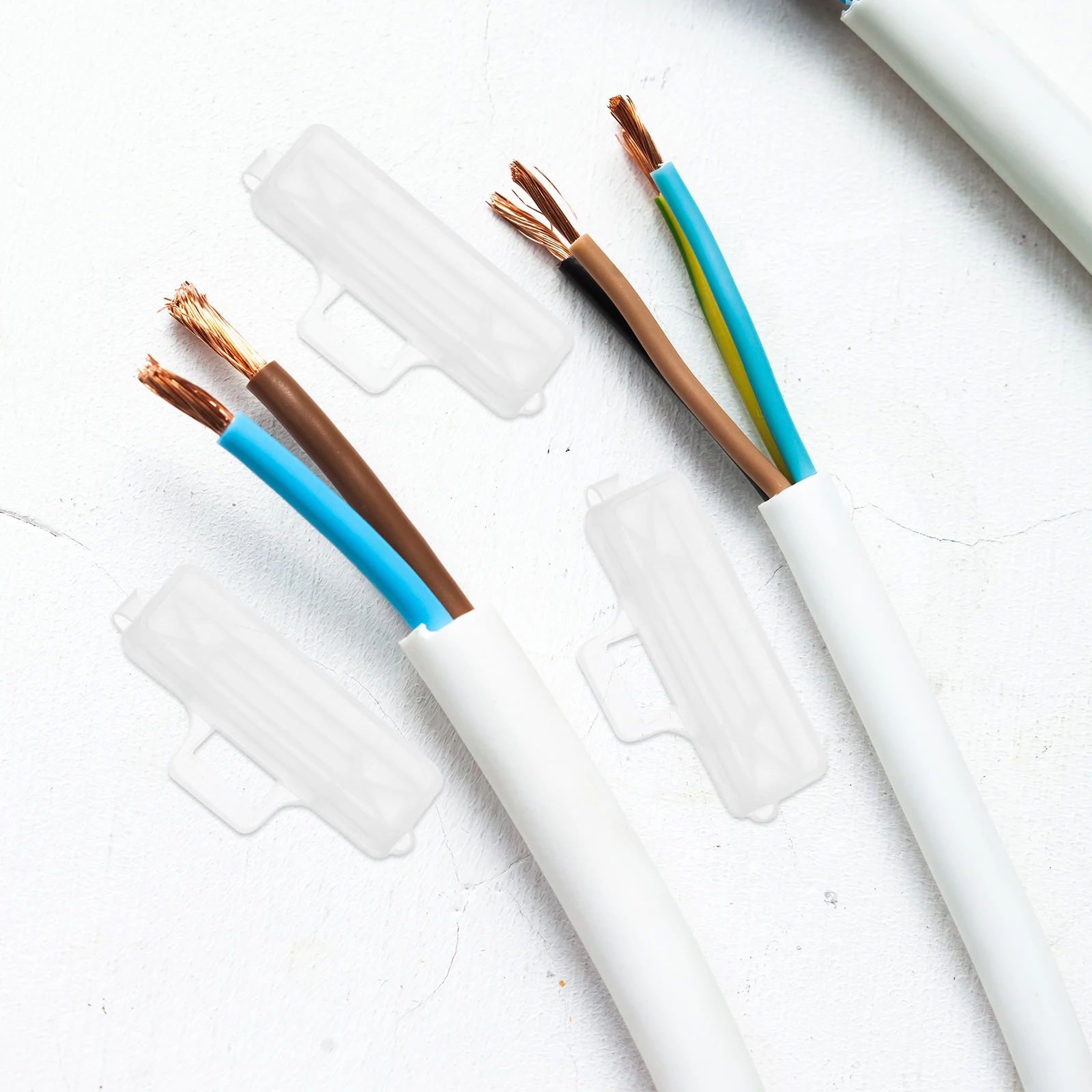 

Wire Protection Box Cable Labels Holder Transparent Waterproof Electrical Cord Management Tag Identification Plastic Zip Tie