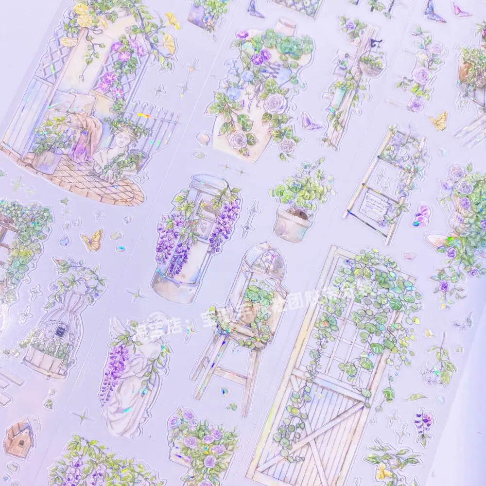 

Washi Pet Tape Journal Tranquil Time Garden Cello Fresh Scrapbook Collage Sticker Coo Card