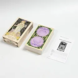 12X7cm işıklı Tarot kağıt manuel kart oyunları