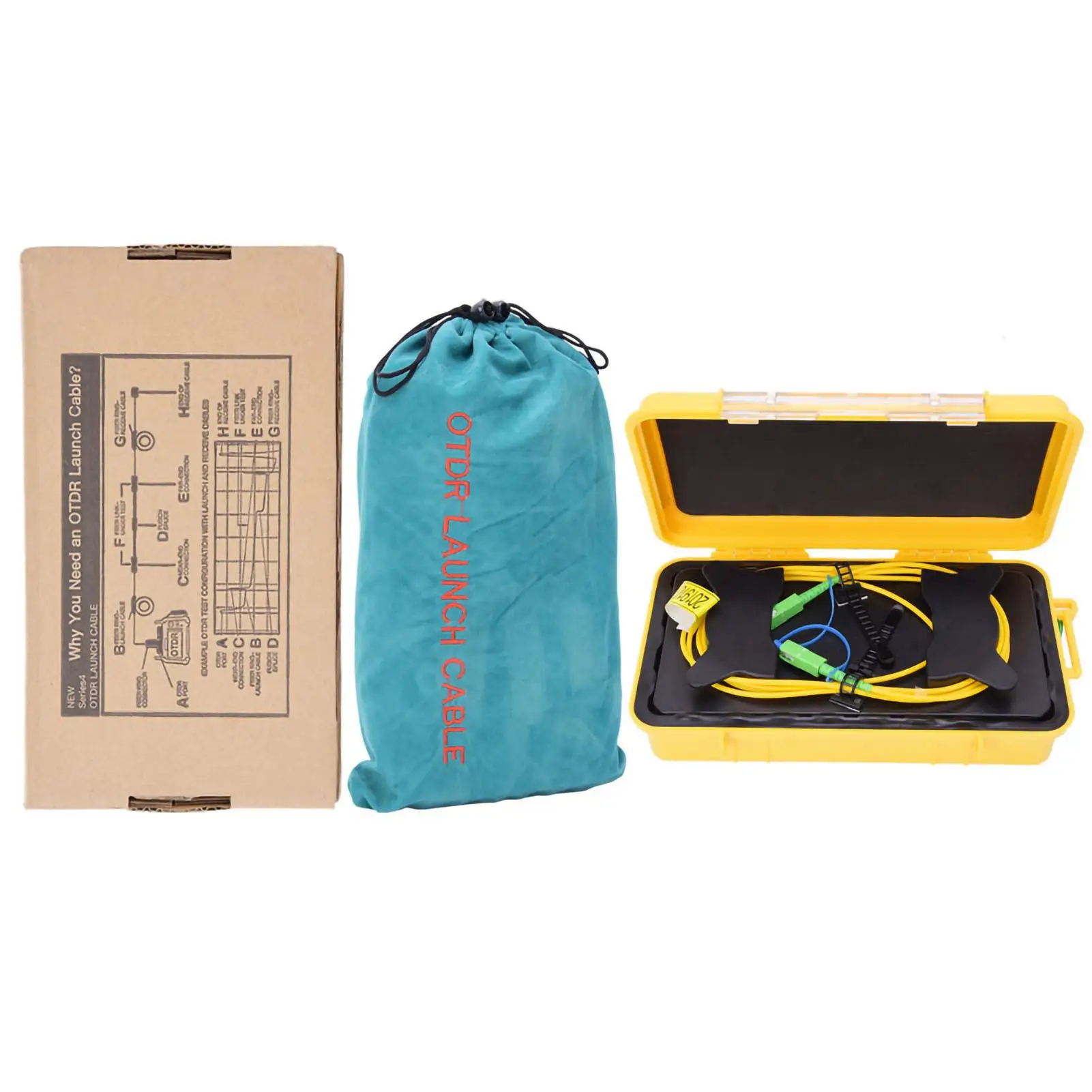 طقم كابل اختبار الألياف OTDR المقاوم للماء، عملية سهلة، خسارة منخفضة، كفاءة عالية لاختبار التحكم الصناعي #1