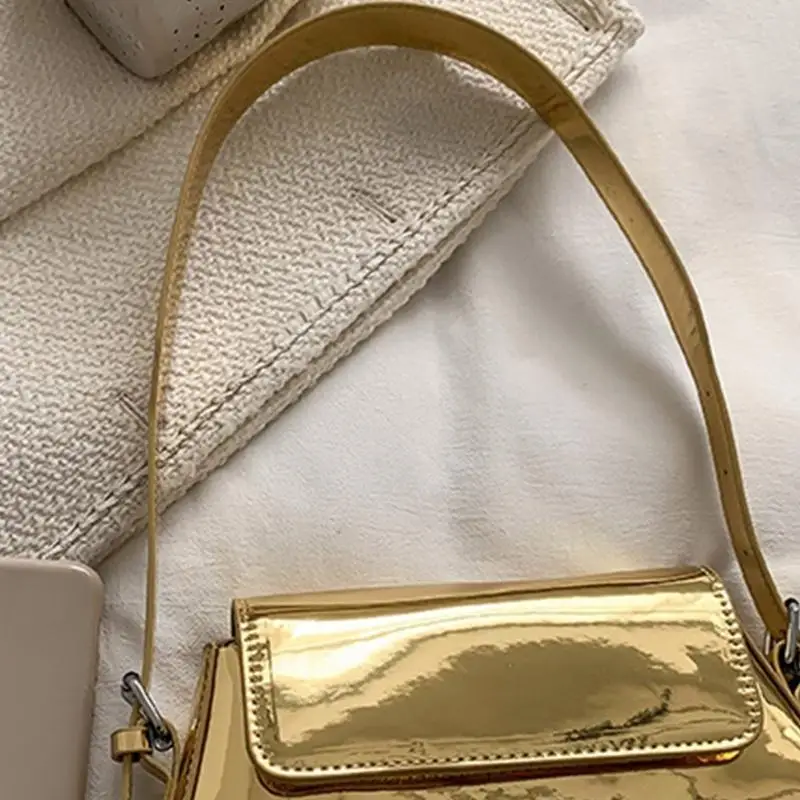 

Candy Colored PU Shoulder Bag for Women Simple Underarm Bags Satchel Handbag 20CA