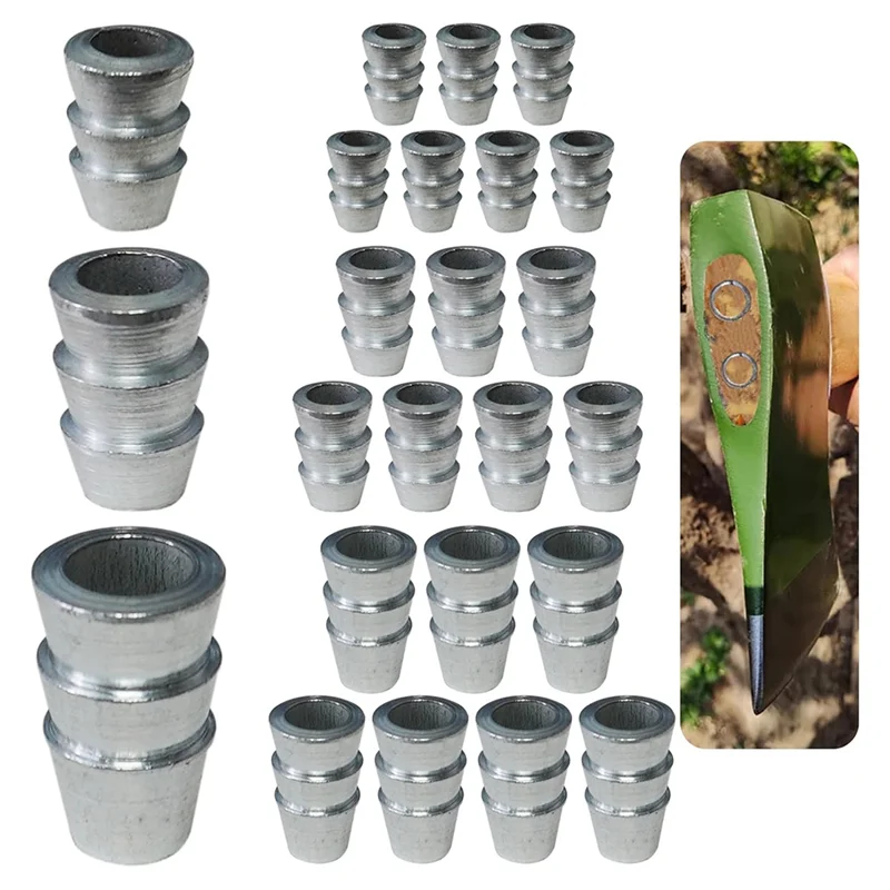 

A88E-21 PCS Extended Round Axe-Handle Wedge Safety Metal Hammer Handle Wedges Steel Wdd