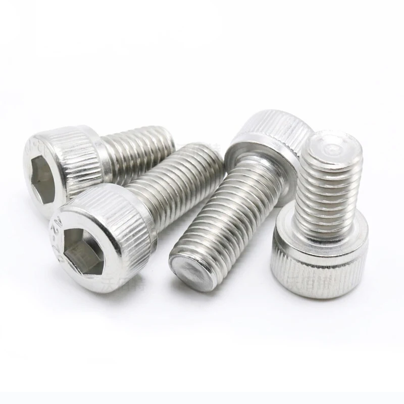 DIN912 304 stainless steel reverse thread / left thread / reverse thread / left internal hexagonal screw / bolt m4-m12 1PCS