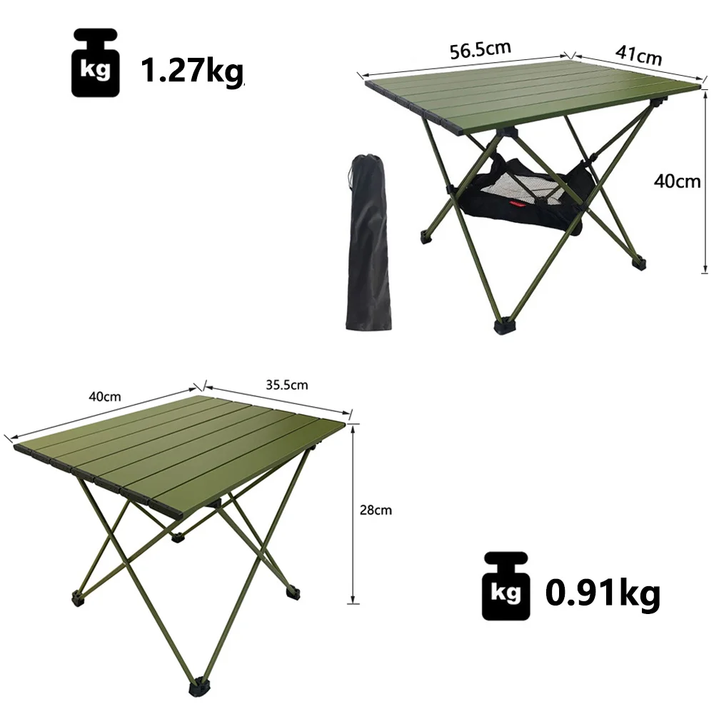 Lighten Up Camping Backpacking Folding Table Collapsible Ultralight Portable Household Side Coffee Table