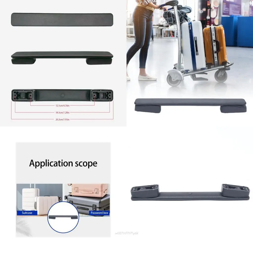 

X5XA Luggage Suitcase Handle Carry Strap Replacement Parts Black Suitcase Handle