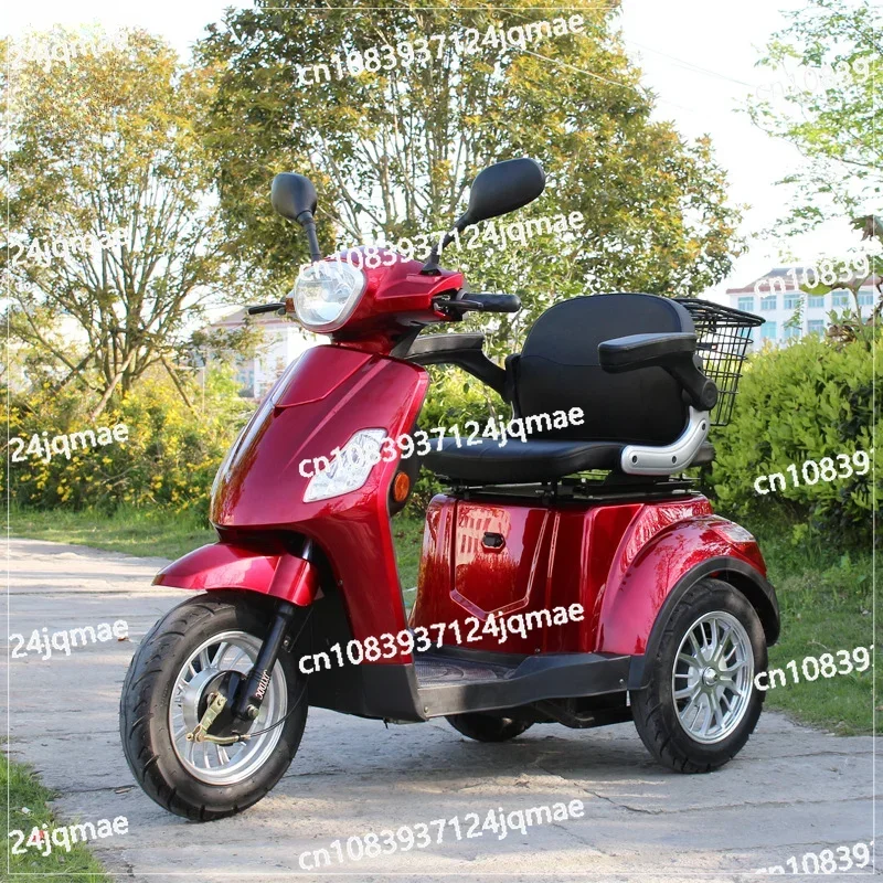 Golden Sunset Electric Tricycle Elderly Adult Leisure Scooter Tricycle Electric Vehicle Battery Car Wholesale