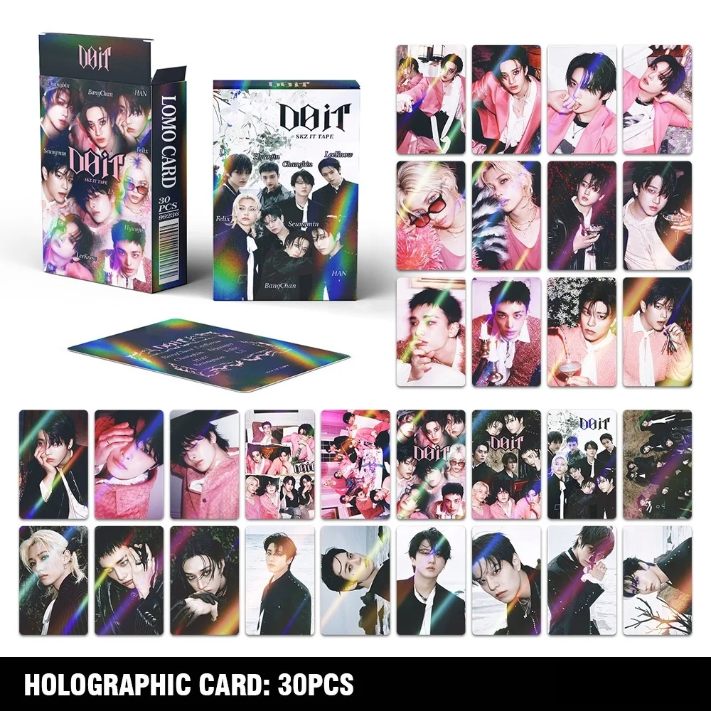 30/92 قطعة Kpop Hot Boy Group ألبوم جديد "DO IT" بطاقات الصور بطاقات لومو Hyunjin Felix LeeKnow Han BangChan ألبوم الصور هدايا المشجعين