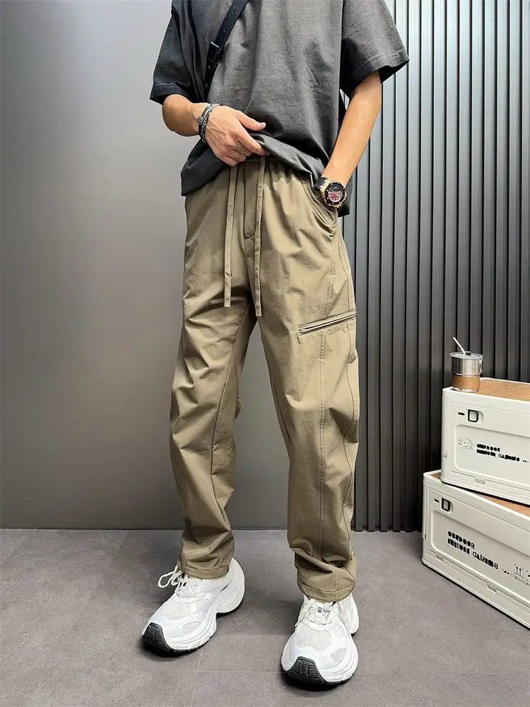 

Hip Hop Straight Autumn Winter Cargo Pants for Men Aesthetic Casual Slacks Street Loose Designer Cheap Luxury Long Trousers Man