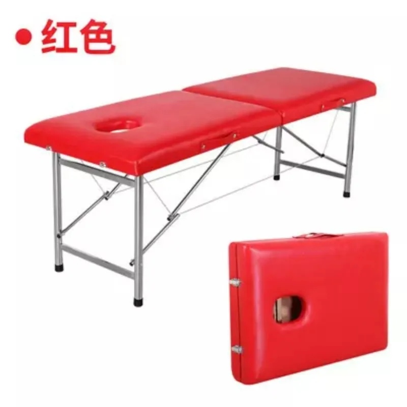 2022 best selling metal portable folding parallel bars PU leather facial spa cheap massage bed