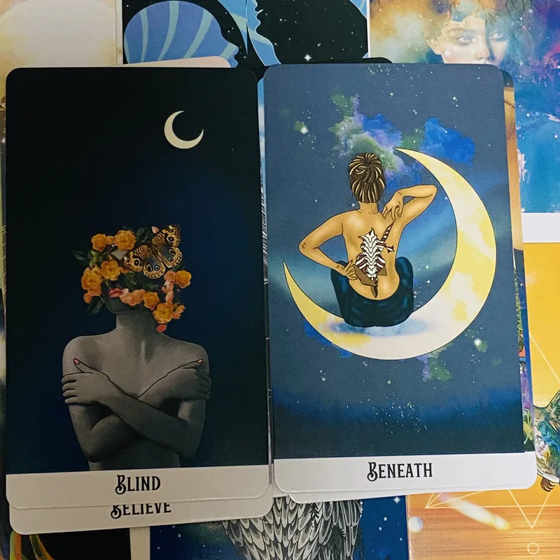 The Mystic Soul Oracle Deck 60 بطاقة الإنجليزية العرافة الطبعة سطح السفينة ألعاب Borad التارو للانعكاس الذاتي والتوجيه #6