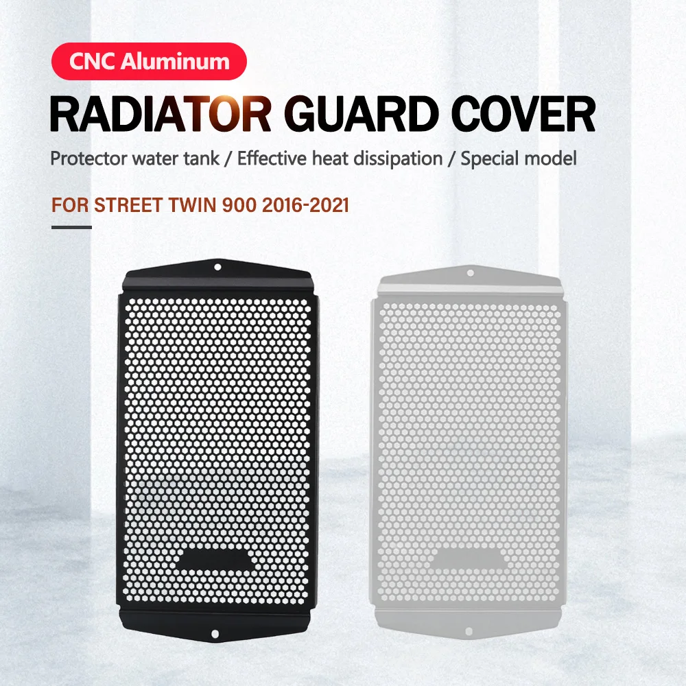 

For Street Twin 900 2016 2017 2018 2019 2020 2021 Motorcycle Radiator Grille Cover Protection Radiators Grill Guard Accessories