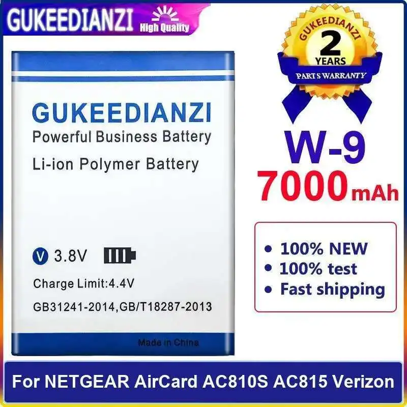 

W-9 7000Mah Router Battery For Netgear Aircard AC810S AC815 Verizon High Performance