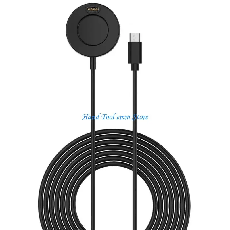 

H37F Multipurpose Device Charging Cable Strong USB Charging Cord Travel Friendly Charges Cable 1000mm for Watch FENIX5