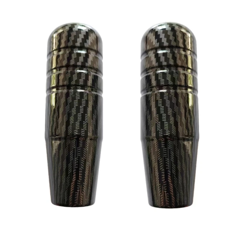 Aluminum Gear Shifting Knob Transfer Carbon Texture Comfort Handle Compatibility