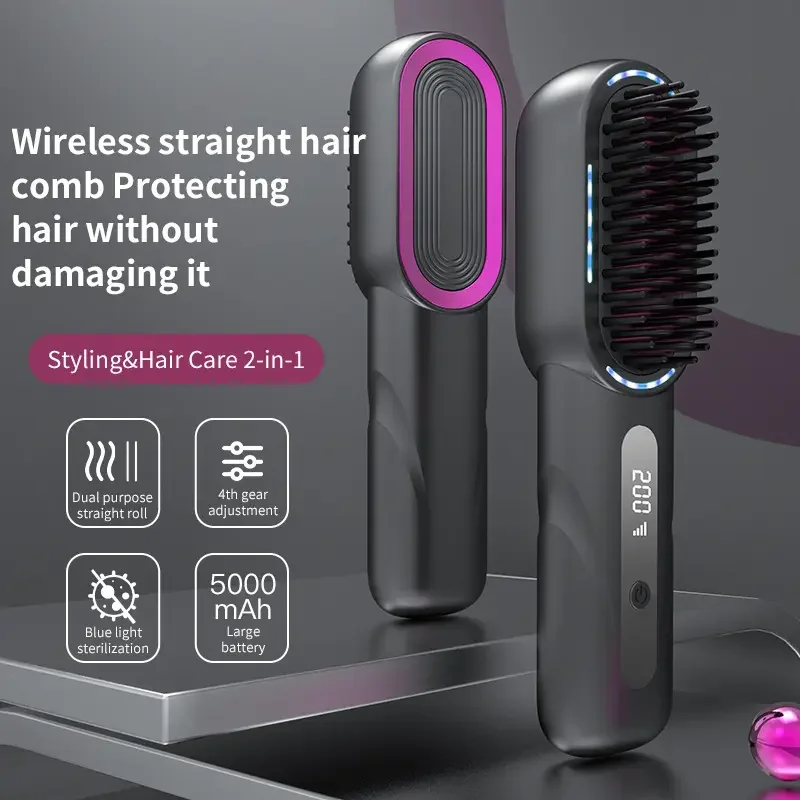 New Home Straight Hair Comb Portable Charging  Hair Comb  Care
