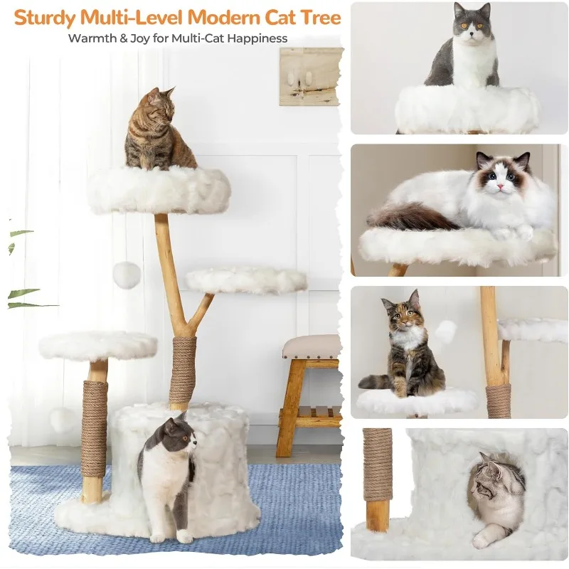 Cloud Cat Tree for Indoor Cats, 42
