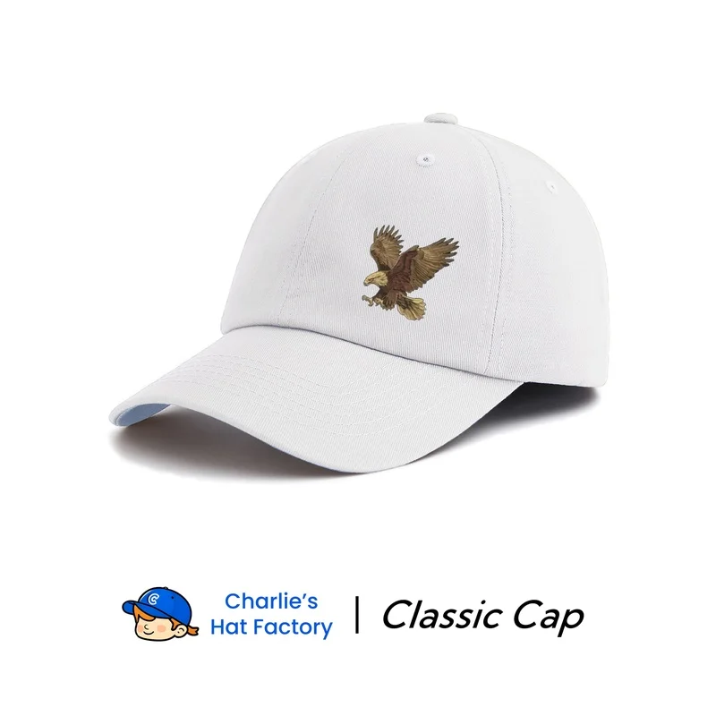 1 Pc EAGLE Printed Baseball Cap, Stylish Trendy Classic Soft Sweatband Adjustable Size