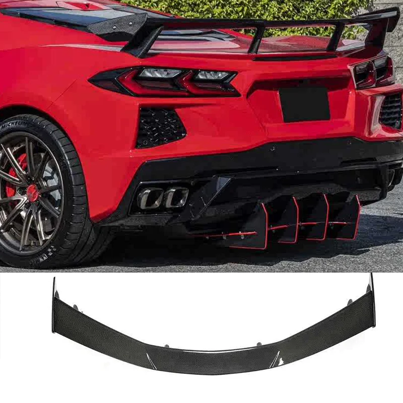 

Carbon Fiber for Chevrolet Corvette C8 High-leg Spoiler Wing W26 ,Perfect Installation