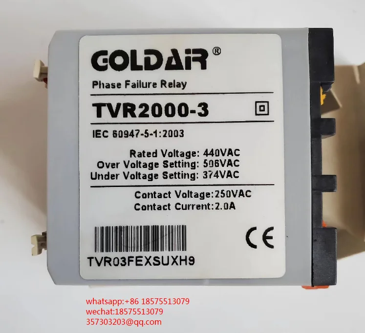 Sequence Protector para GOLDAIR TVR2000-3, Sob sobretensão e subtensão, 1 PC