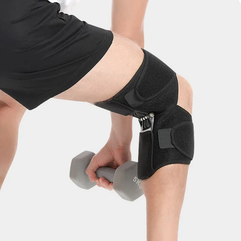 Knee Protection Booster Power Support Knee Pads Powerful Rebound Spring Force Sports Reduces Soreness Cold Leg Protection