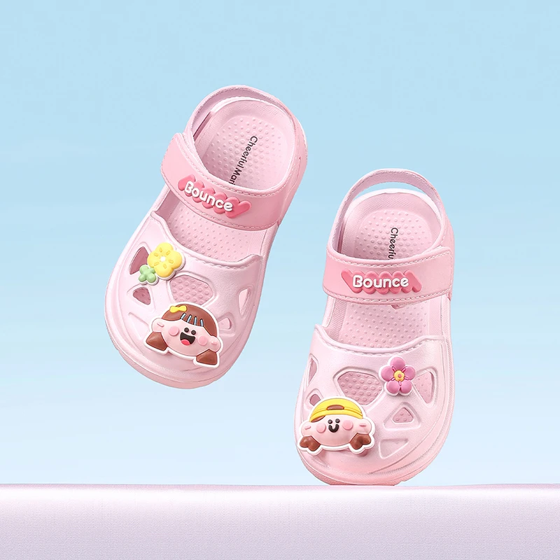 

Children's sandals - summer baby beach shoes - flip-flops - girls' sports children's sandals