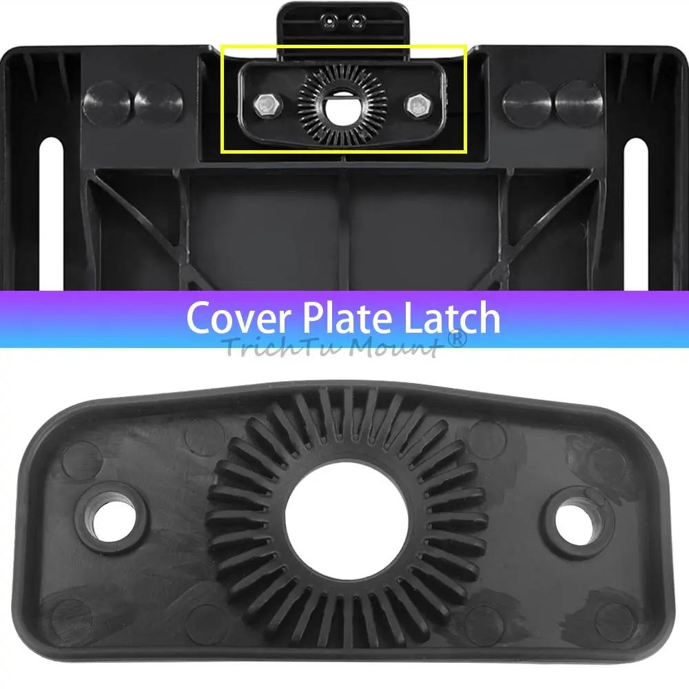 

Black Plastic Plate Cover Latch Replacement for Polaris General/RZR/Sportsman Models Compatible with OEM 5450510-070