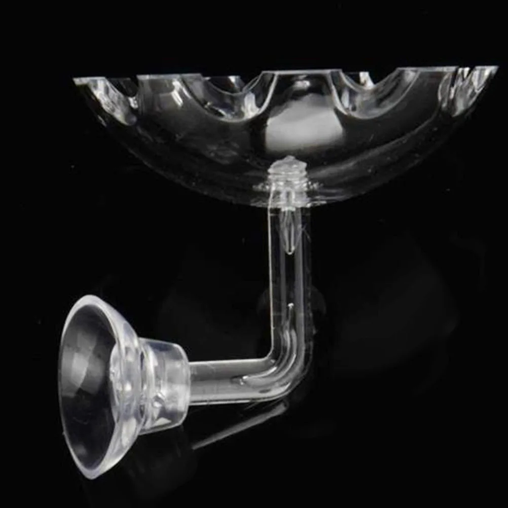 

Shrimp Food Basin Crystal Clear Acrylic Bowl Smooth High Brightness Perfect for Aquariums Shrimp Food Dishes Feeder Bowl