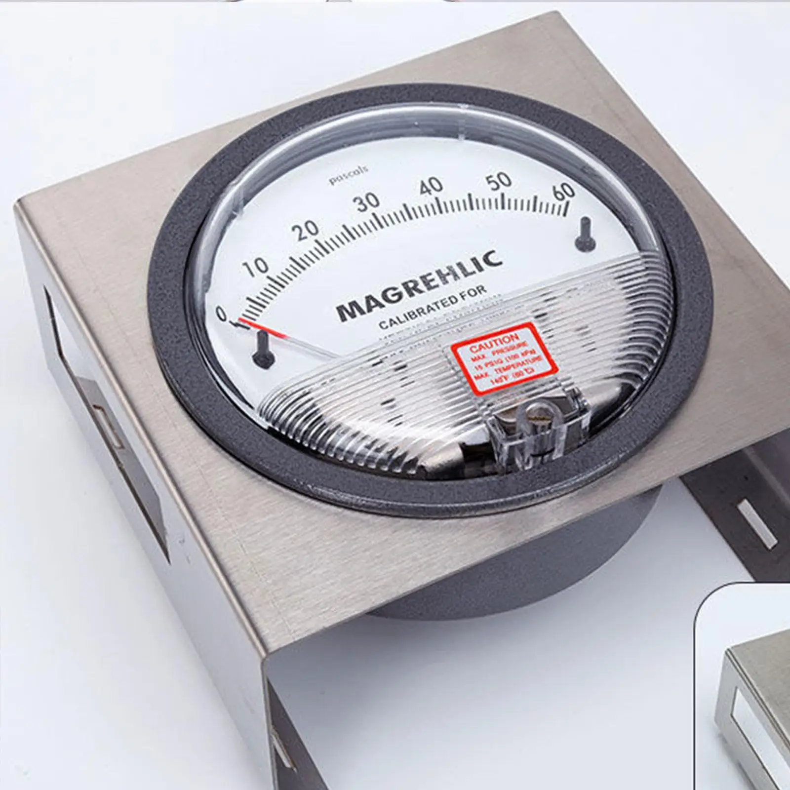 Differential Pressure Gauge Mounting Box Manometer Micro Measuring Range Panel for Ventilation Systems Air Conditioning Units