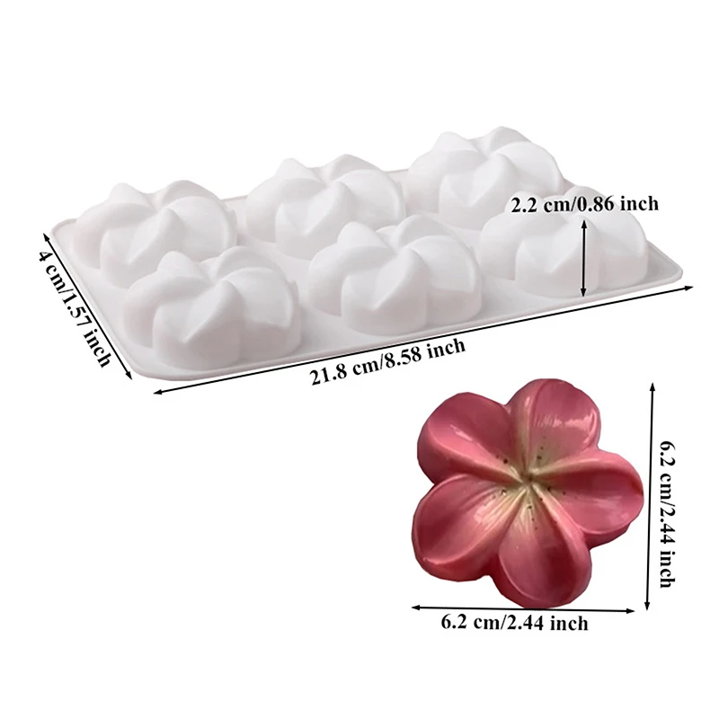 Flower-Shaped Silicone Cake Molds French-Style Mousse Cake Baking Molds, Kitchen Baking and Styling Tools for Home Use