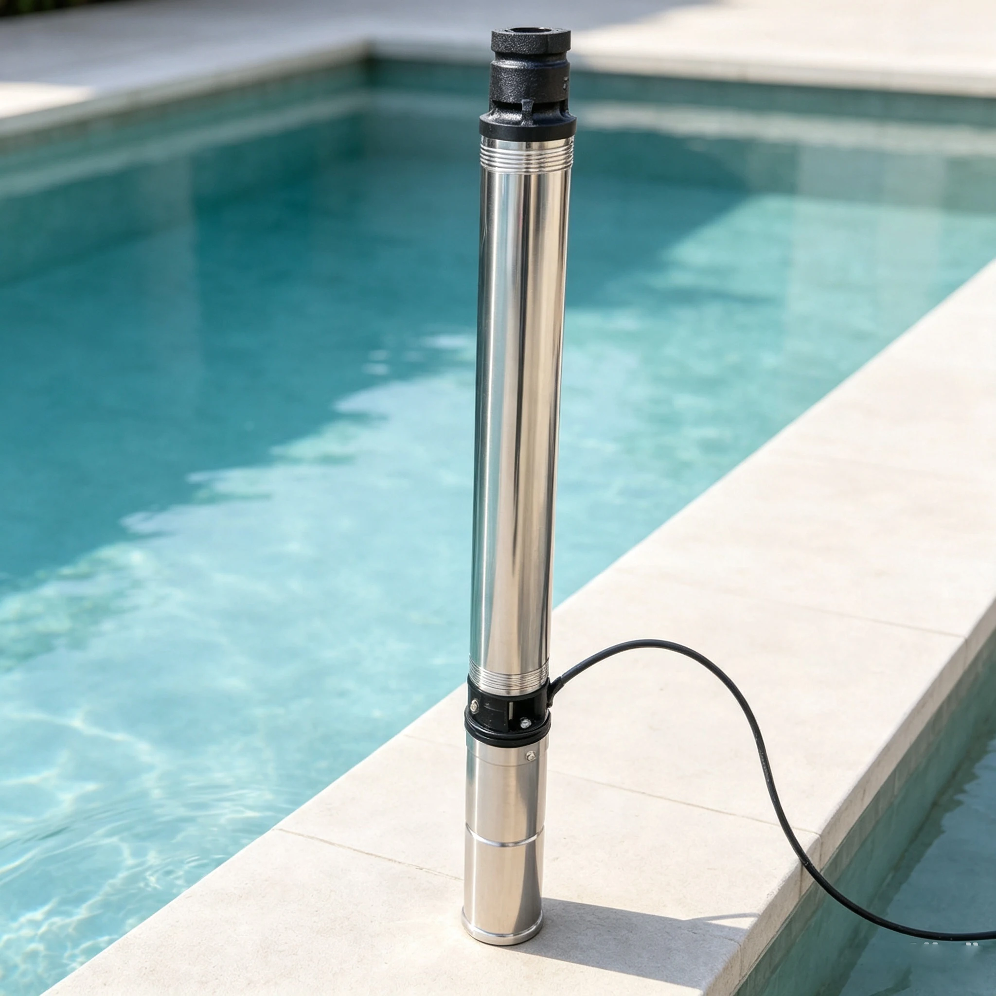 Electromagnetic Solar Submersible Water Pump Heavy‑Duty Stainless Steel Construction for Deep Well Farm & Rural Water Extraction