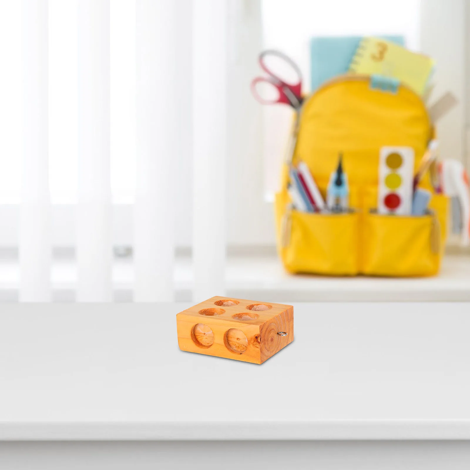 Houten blok Duurzame wetenschapsonderwijswig voor natuurkunde-experimenten Klaslokaal Lab Gebruik Hellend vliegtuig Diy Project Slider