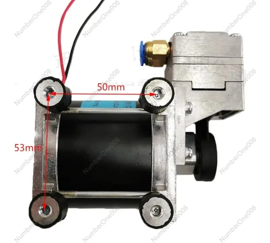 DC 24V Mini Air Pump, Negative Pressure Pump, Oil-free Vacuum Pump, Small Electric 20L/min-80Kpa 30W