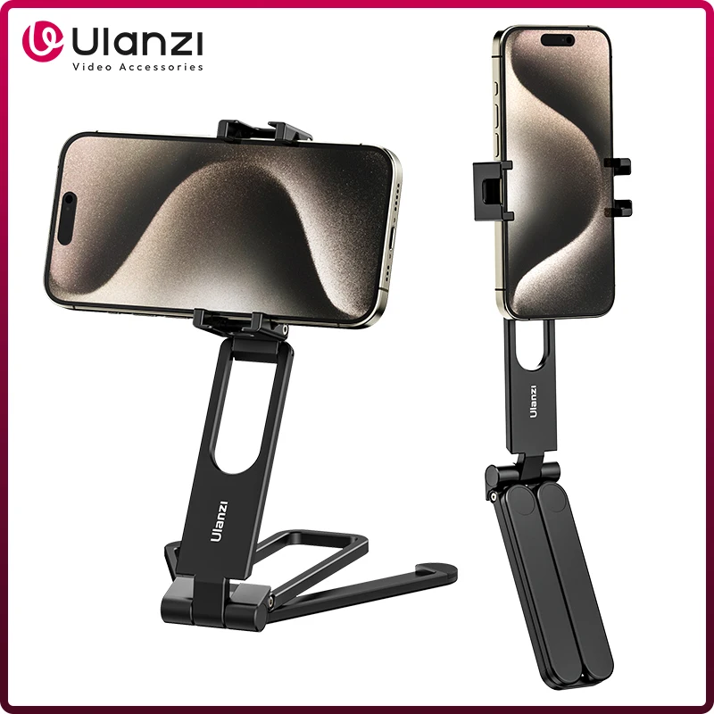 

Ulanzi MA26 Mini Pocket Foldable Tripod for Phone Vertical Horizontal Shooting Expansion Video Light Microphone Photography Vlog