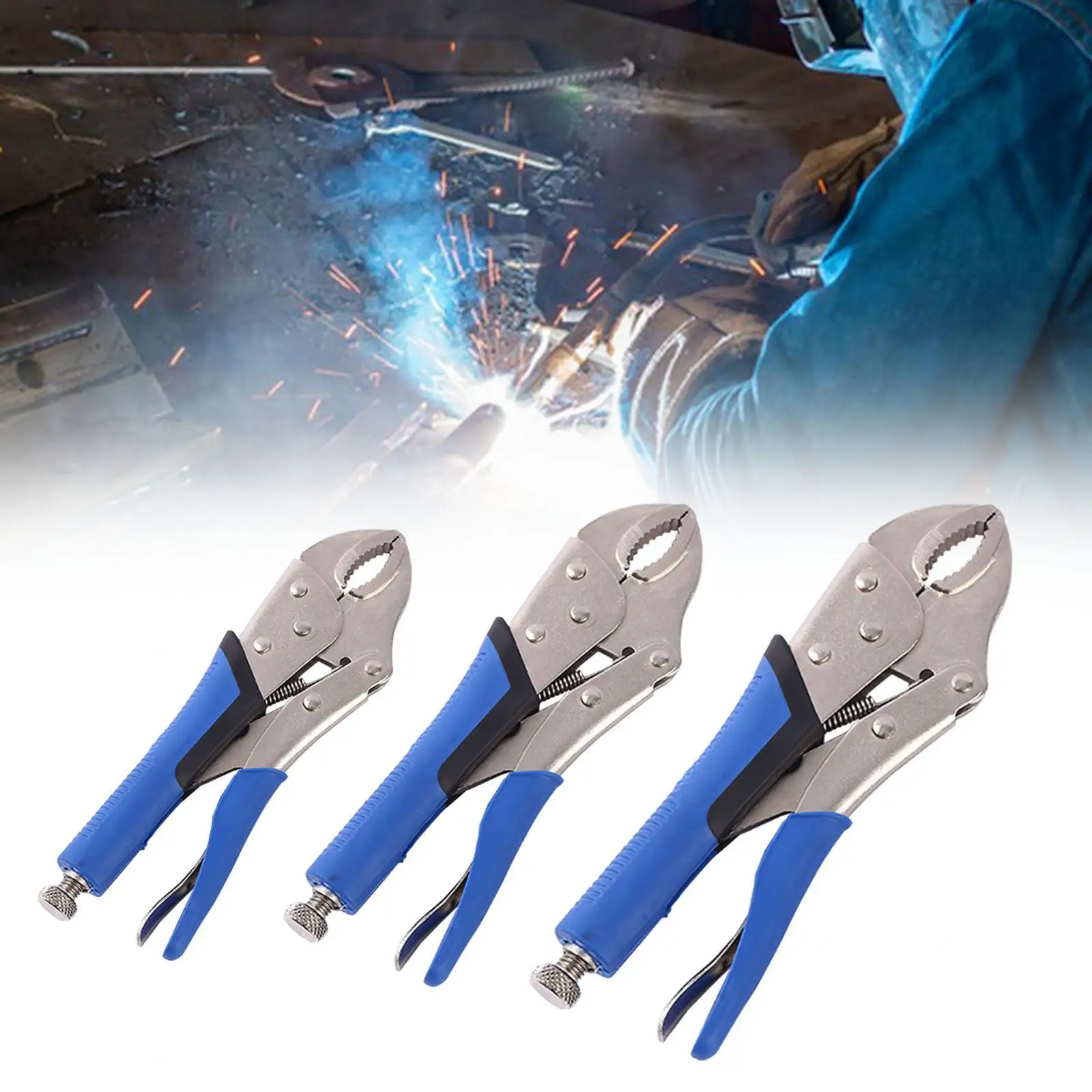 Locking Pliers Multifunctional Manual Wire Cutter Hand Tool Twisting Pliers Steel Clamp Pliers for Automotive Mechanical Repair